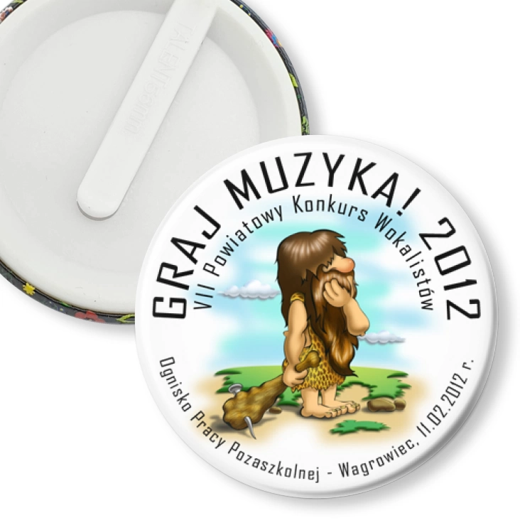 przypinka klips Graj Muzyka! 2012