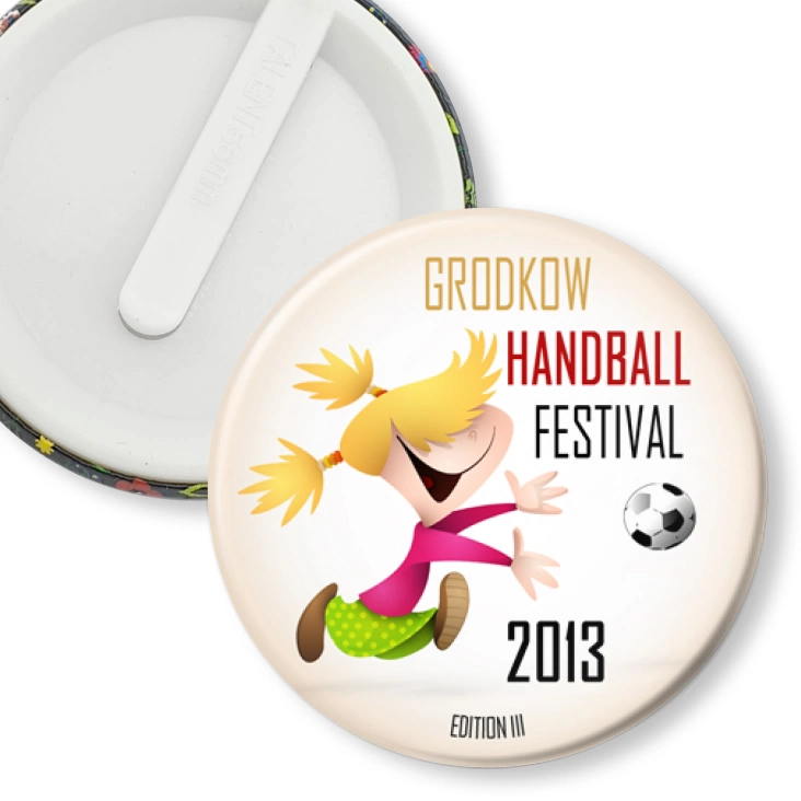 przypinka klips Handball Festiwal 2013