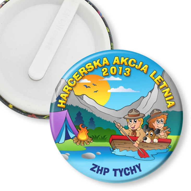 przypinka klips Harcerska Akcja Letnia 2013