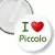 Przypinka klips I love Piccolo