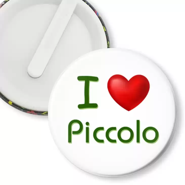 przypinka klips I love Piccolo