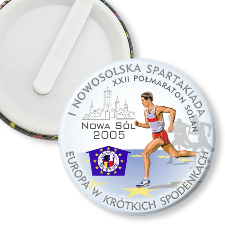 przypinka klips I Nowosolska Spartakiada