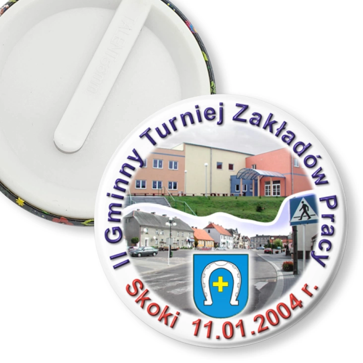 przypinka klips II Gminny Turniej Zakładów Pracy
