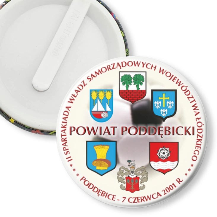 przypinka klips II Spartakiada Władz Samorządowych Województwa Łódzkiego