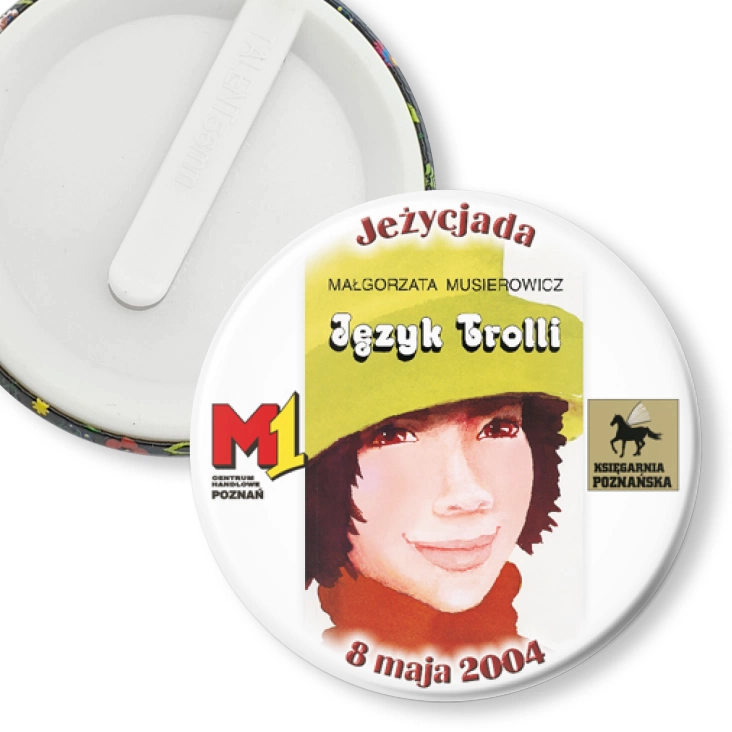 przypinka klips Jeżycjada - Język Trolli