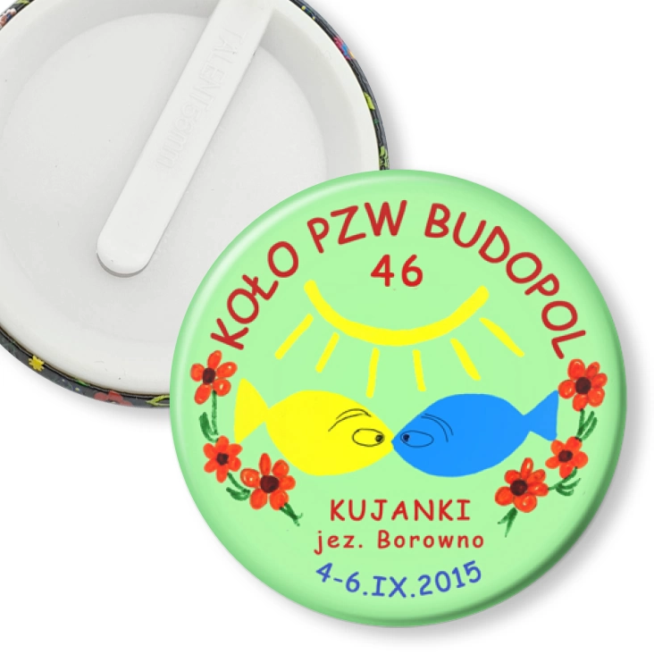 przypinka klips Koło PZW Budopol