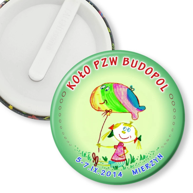 przypinka klips Koło PZW Budopol