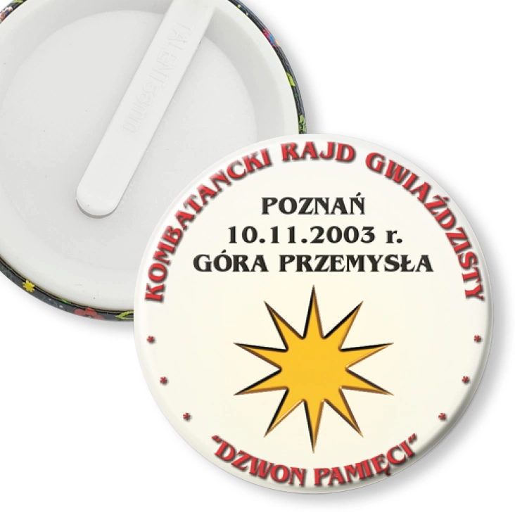 przypinka klips Kombatancki Rajd Gwiaździsty