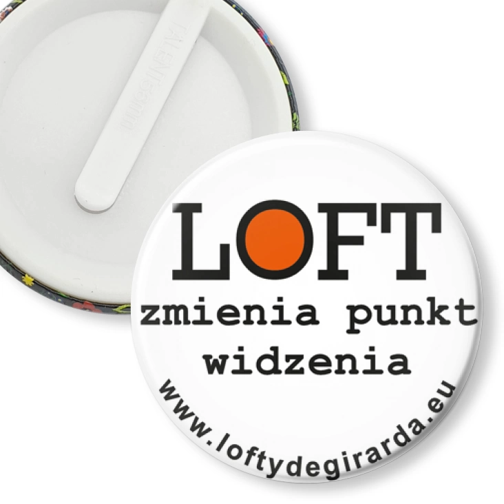 przypinka klips LOFT - zmień punkt widzenia