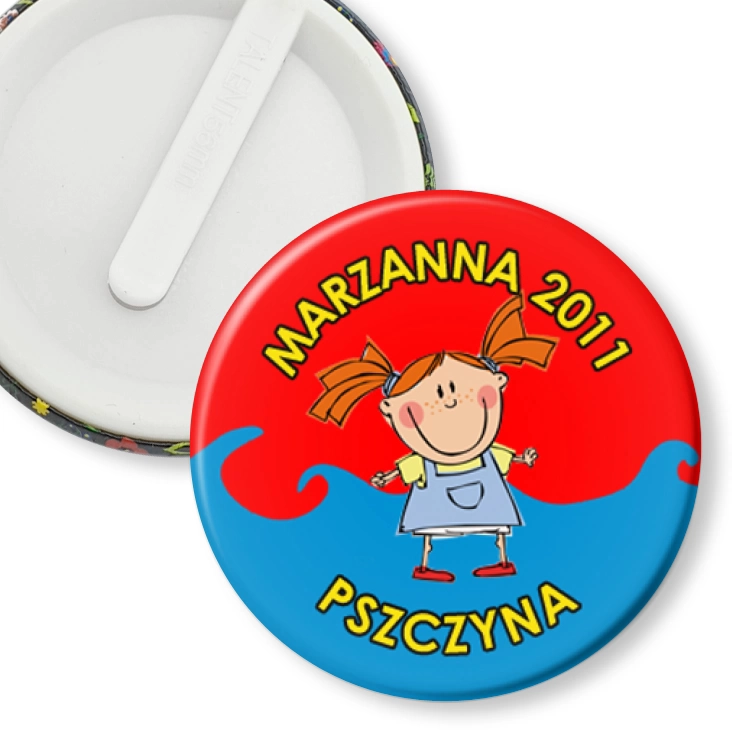 przypinka klips Marzanna 2011