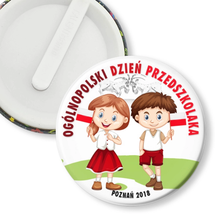 przypinka klips Ogólnopolski Dzień Przedszkolaka 2018