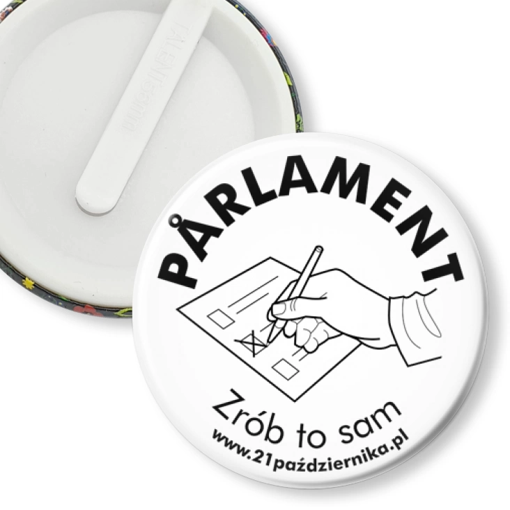 przypinka klips Parlament