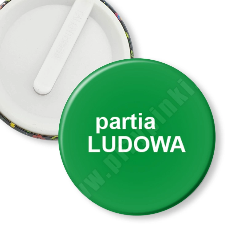 przypinka klips Partia ludowa