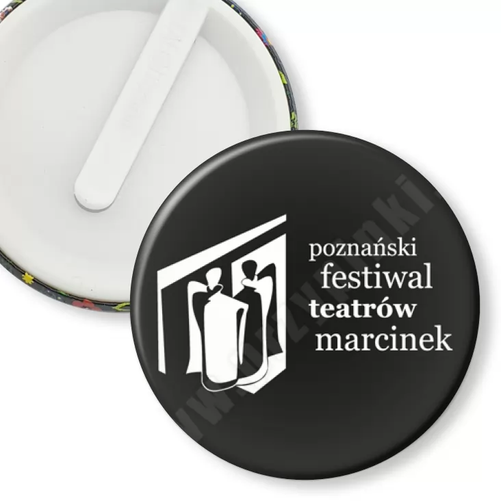 przypinka klips Poznański Festiwal Teatrów Marcinek
