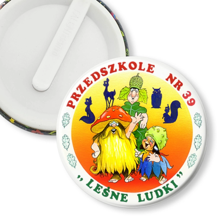 przypinka klips Przedszkole nr 39