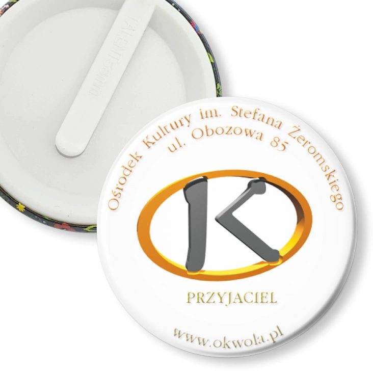 przypinka klips Przyjaciel