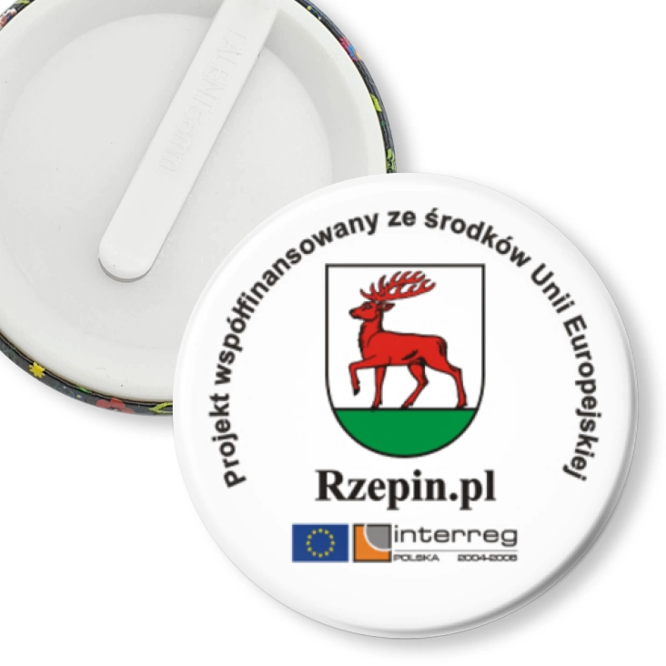 przypinka klips Rzepin.pl
