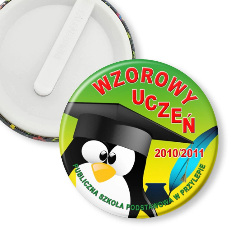 przypinka klips SP w Przylepie - Wzorowy Uczeń