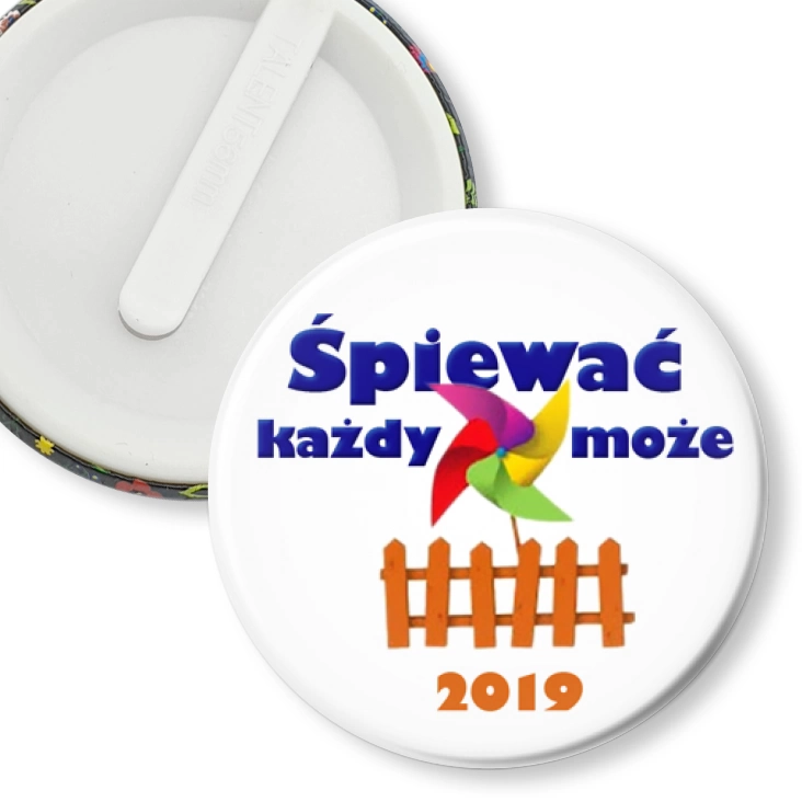przypinka klips Śpiewać każdy może