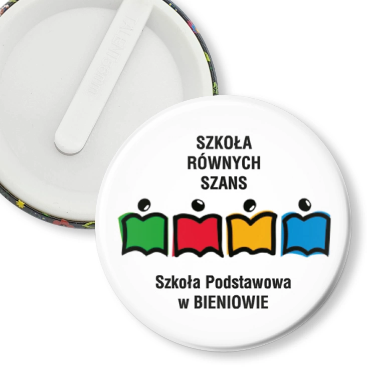 przypinka klips Szkoła Podstawowa w Bieniowie
