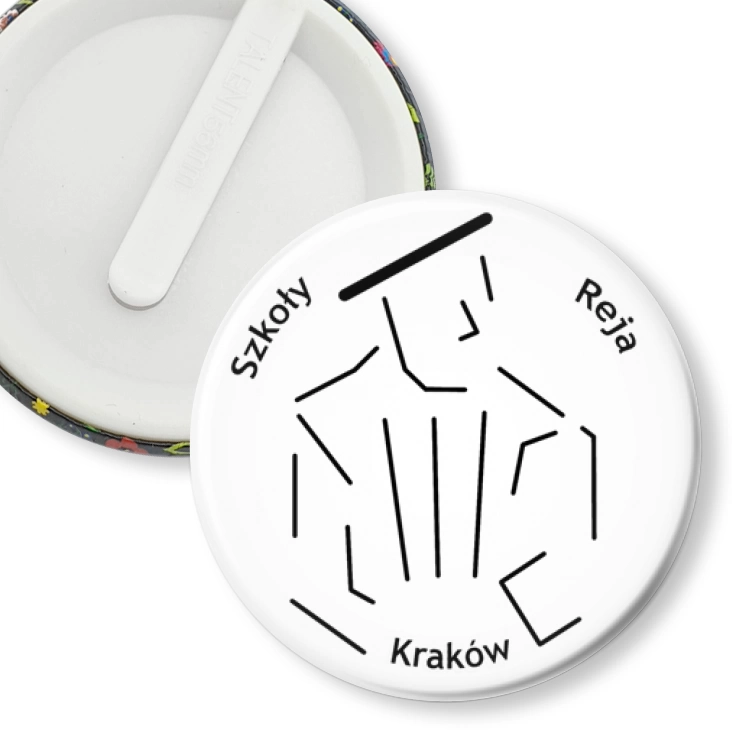 przypinka klips Szkoły Reja