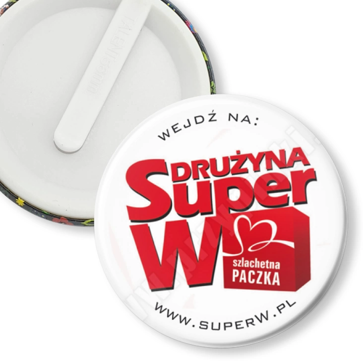 przypinka klips Szlachetna Paczka