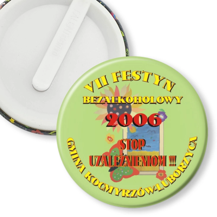 przypinka klips VII Festyn Bezalkoholowy 2006