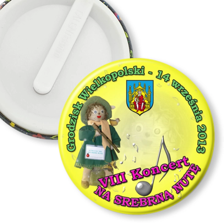 przypinka klips VIII Koncert Na Srebrną Nutę