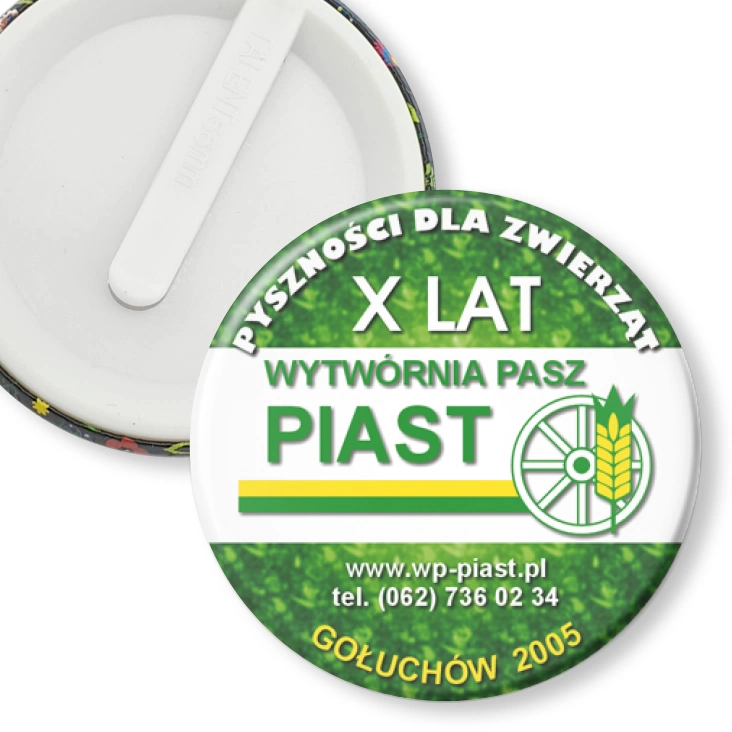 przypinka klips Wytwórnia pasz Piast