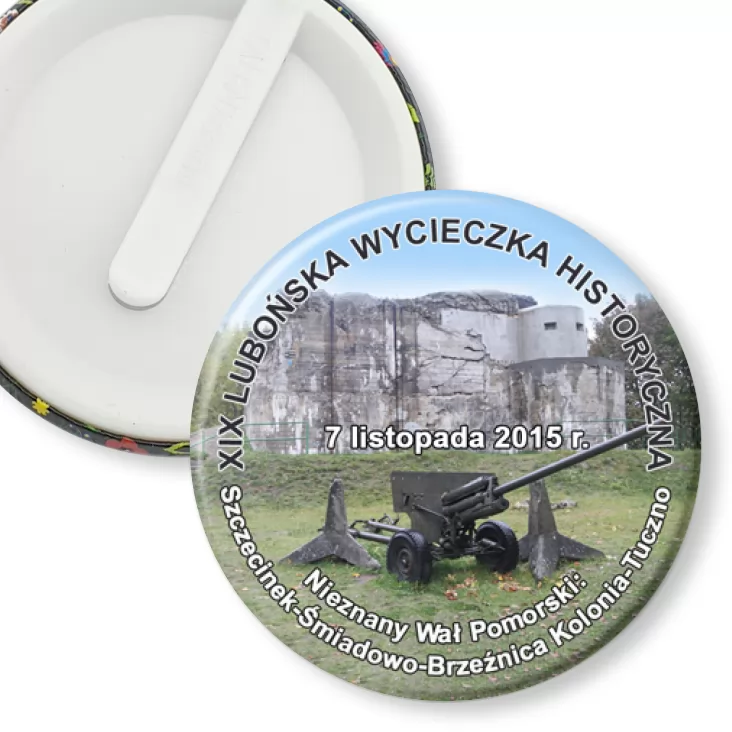 przypinka klips XIX Lubońska Wycieczka Historyczna