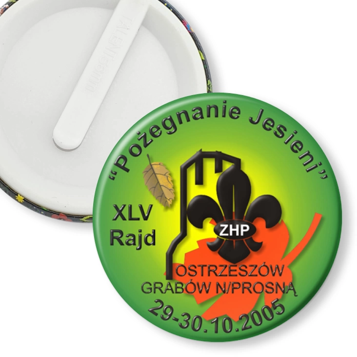 przypinka klips XLV Rajd Pożegnanie Jesieni
