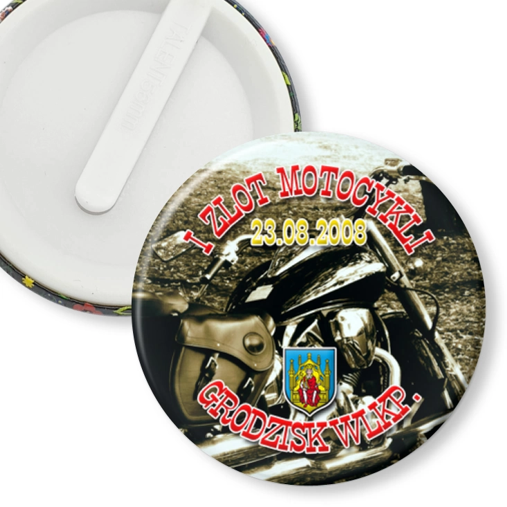 przypinka klips Zlot Motocykli Grodzisk Wlkp.