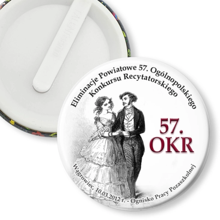 przypinka klips 57. OKR