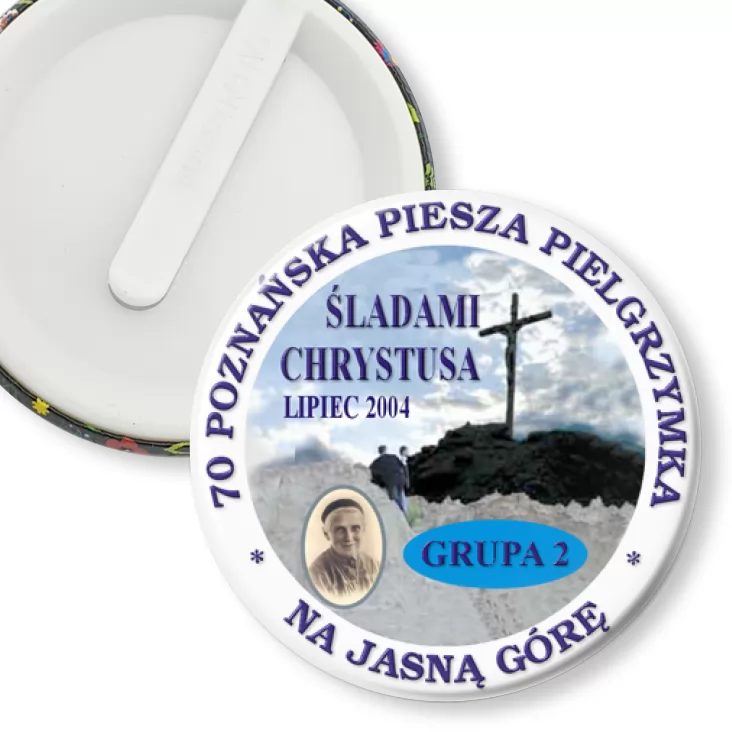 przypinka klips 70 Poznańska Piesza Pielgrzymka
