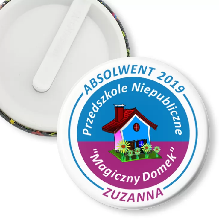 przypinka klips Absolwent 2019