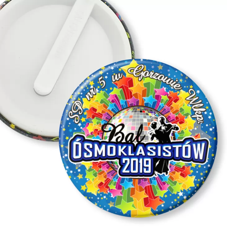 przypinka klips Bal Ósmoklasistów