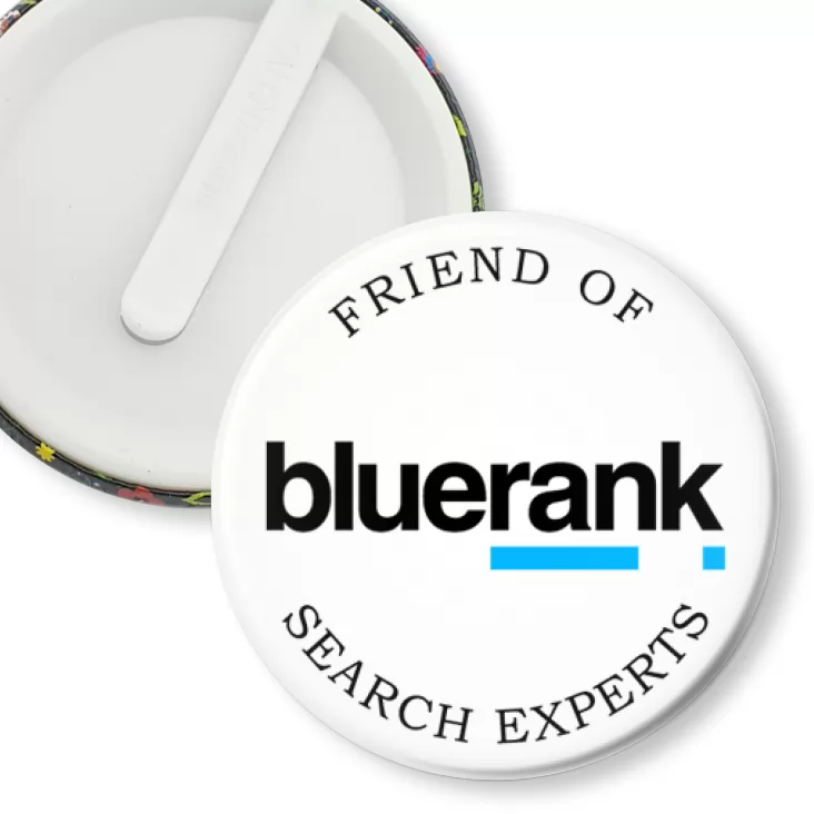 przypinka klips Bluerank search experts