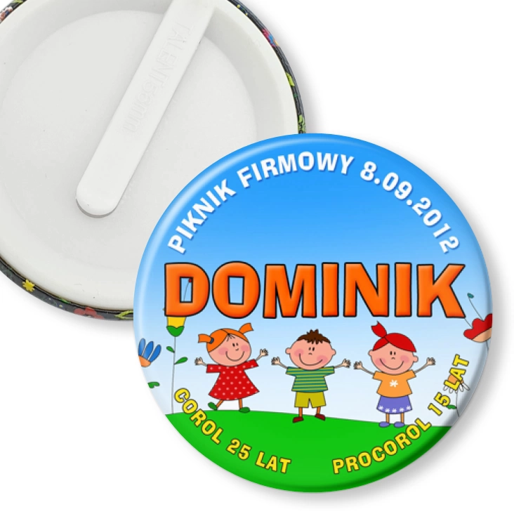 przypinka klips Corol - piknik firmowy