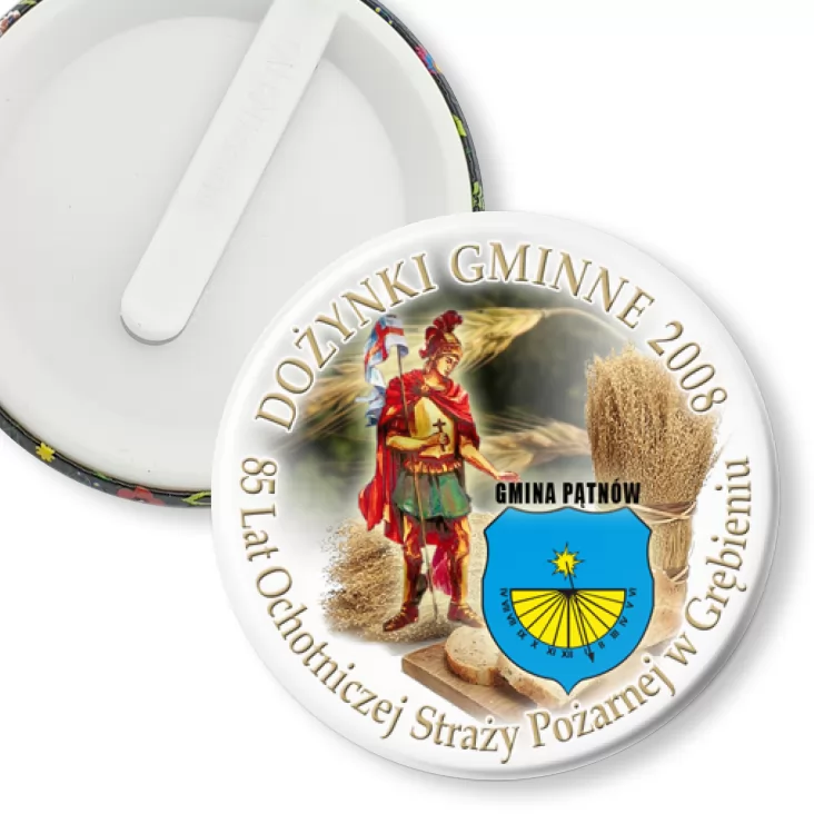 przypinka klips Dożynki Gminne Płońsk 2008