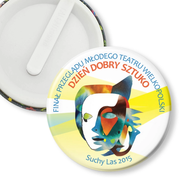przypinka klips Dzień Dobry Sztuko 2015
