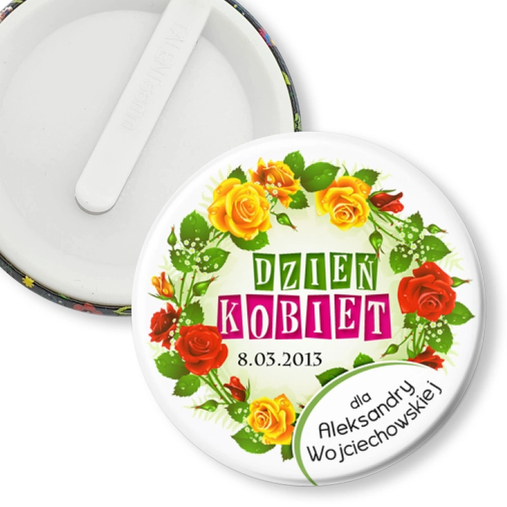 przypinka klips Dzień Kobiet