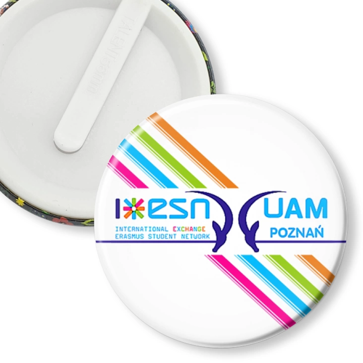 przypinka klips ESN UAM Poznań