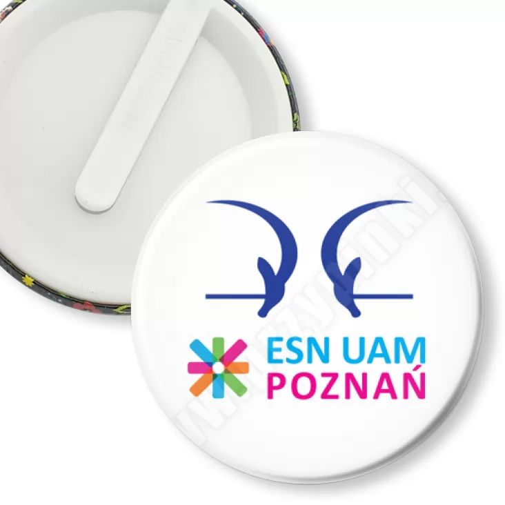 przypinka klips ESN UAM Poznań