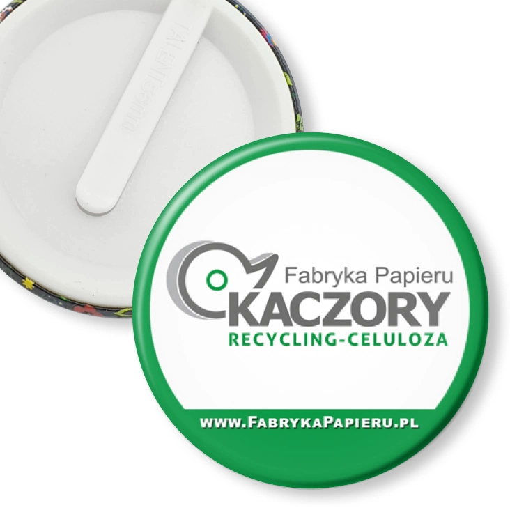 przypinka klips Fabryka Papieru Kaczory