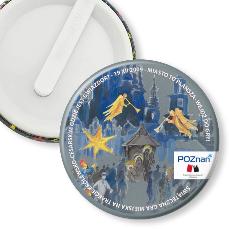 przypinka klips Gra Miejska Poznań