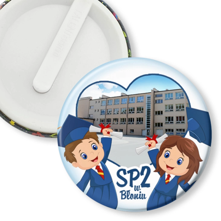 przypinka klips I love SP2