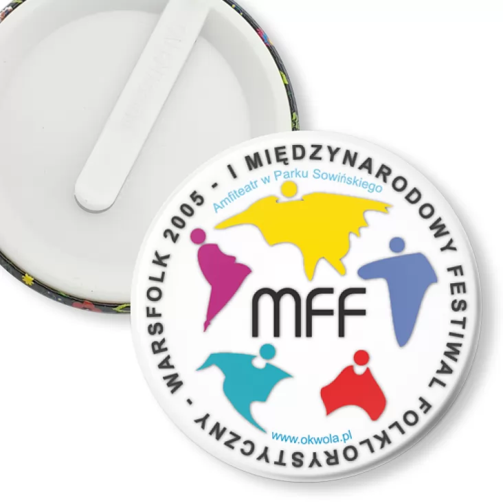 przypinka klips I Międzynarodowy Festiwal Folklorystyczny