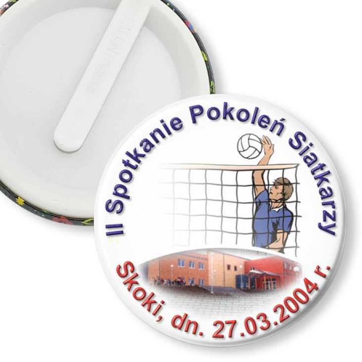 przypinka klips II Spotkanie Pokoleń Siatkarzy