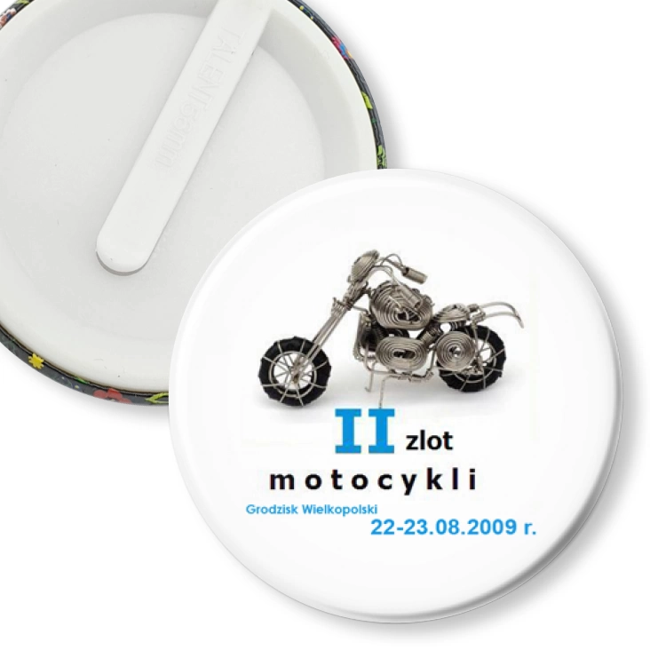 przypinka klips II Zlot Motocykli