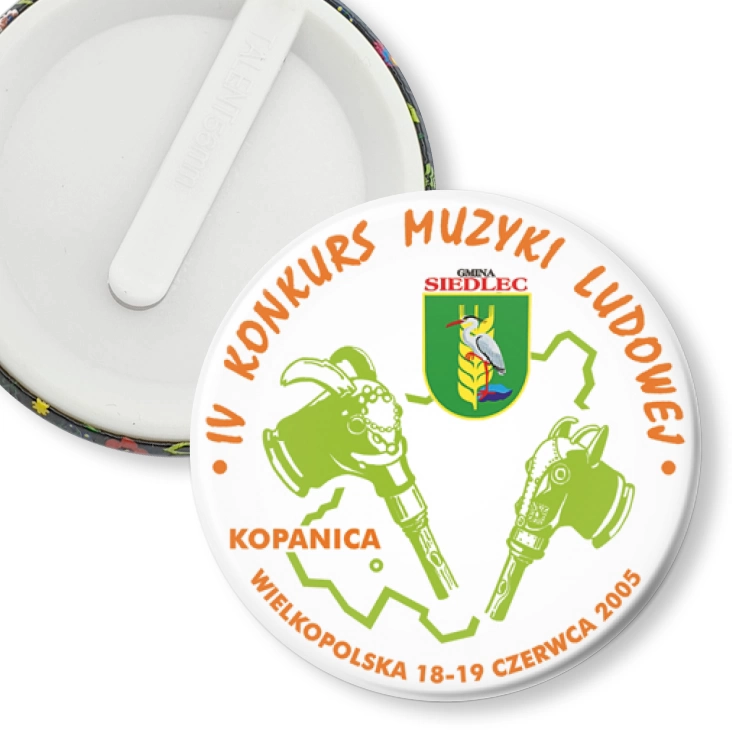 przypinka klips IV Konkurs Muzyki Ludowej
